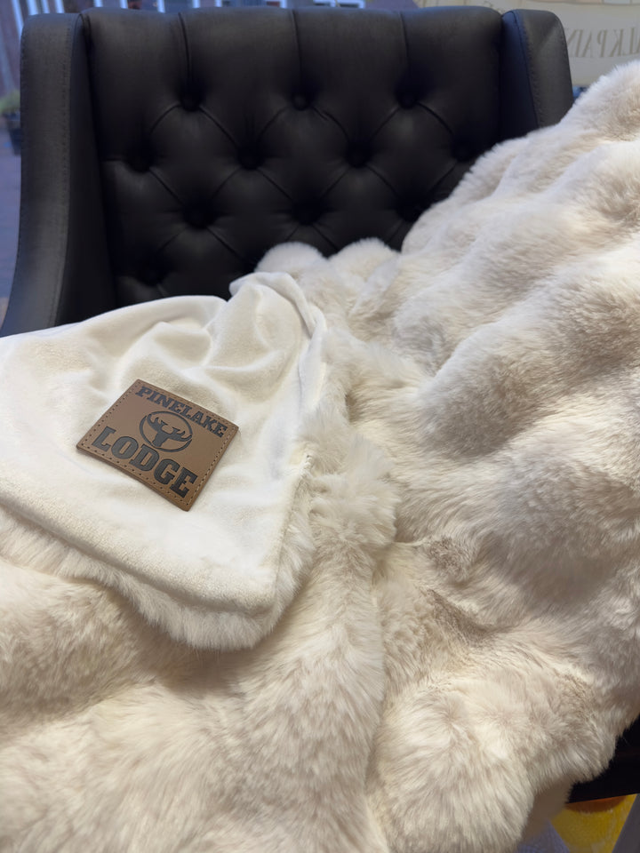 Diga Colmore - Plaid Off White Faux Fur - 170x130cm