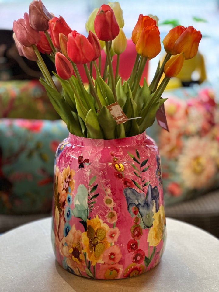 Tulpen bos (7 tulpen) Kort of Lang- Real Touch - diverse kleuren