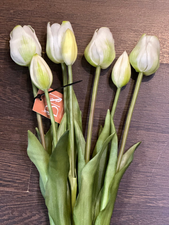 Tulpen bos (7 tulpen) Kort of Lang- Real Touch - diverse kleuren