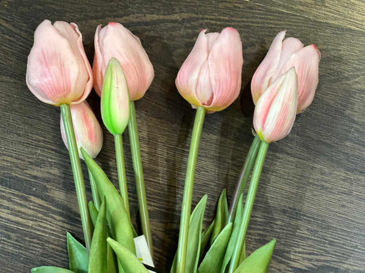 Tulpen bos (7 tulpen) Kort of Lang- Real Touch - diverse kleuren