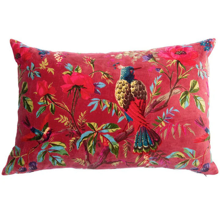 Imbarro kussen Paradise large Sangria (donker rood)