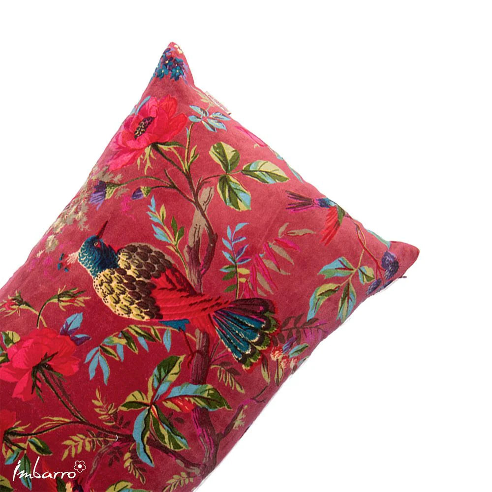 Imbarro kussen Paradise large Sangria (donker rood)