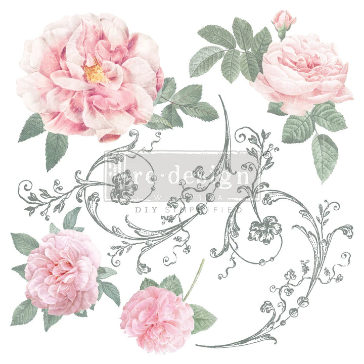 Maxi Transfer "Odeur de rose" by Redesign with Prima
