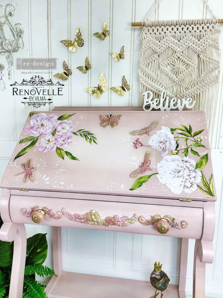 Mini transfer "Morning Peonies" by Redesign with Prima