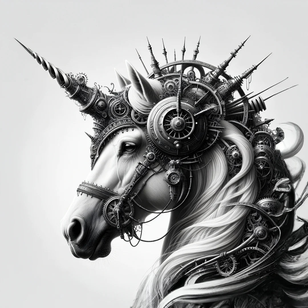 Ulysses unicorn - Mint by Michelle decoupage papier