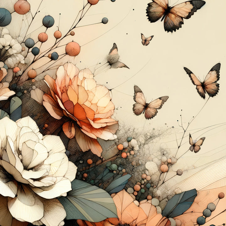 Peach Oasis - Mint by Michelle decoupage papier