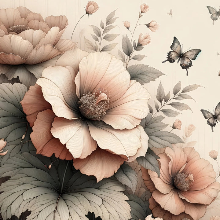 Peach Petals - Mint by Michelle decoupage papier