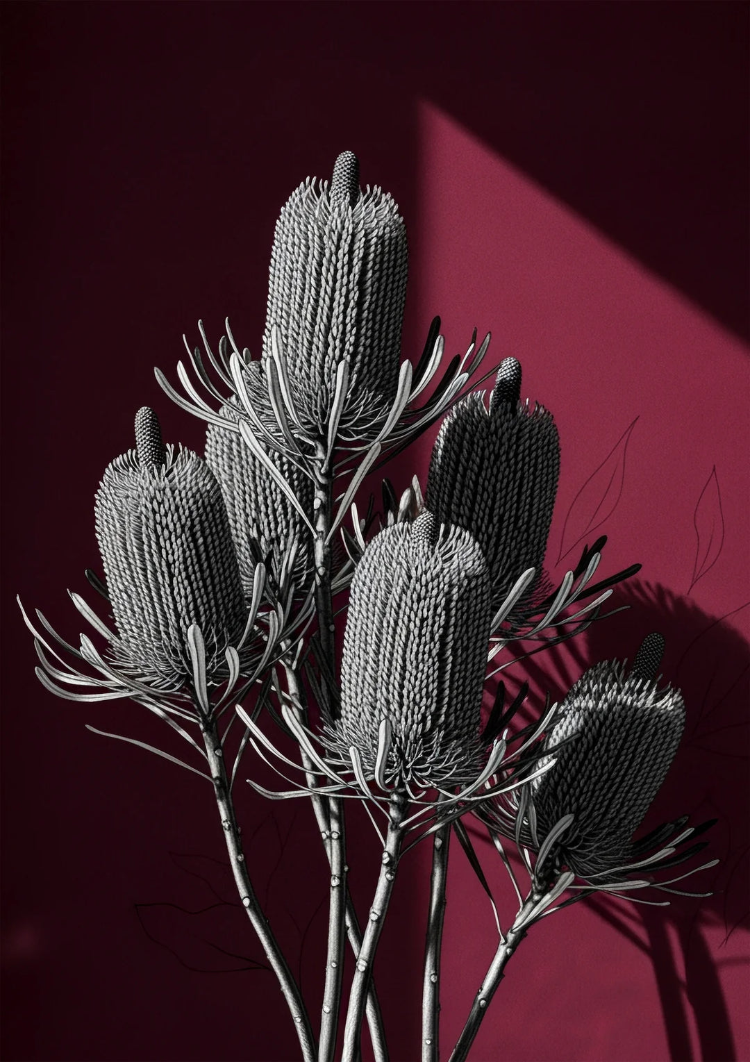 *Release April 2026 - Wine Banksia - Mint by Michelle decoupage paper