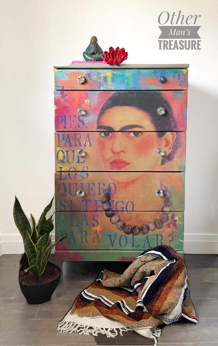 Frida - Mint by Michelle decoupage papier
