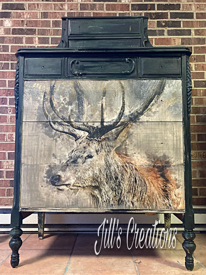 Yes, Deer - Mint by Michelle decoupage papier
