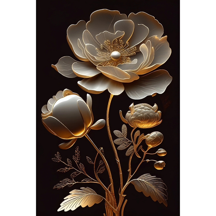 Golden Bloom 2 - Mint by Michelle decoupage papier