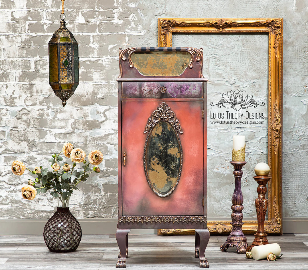 Moody Florals II - Mint by Michelle decoupage papier