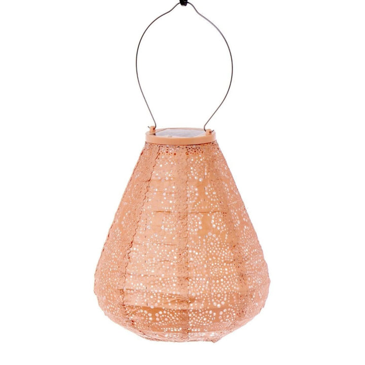 Lumiz Solar Lampion - Tulip 20cm Fiore - Apricot