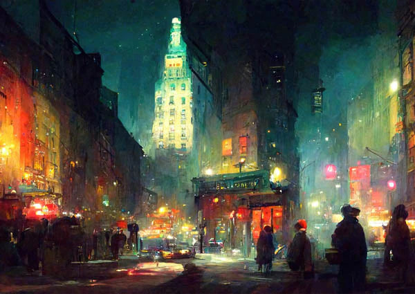 New York, New York - Mint by Michelle decoupage papier A1