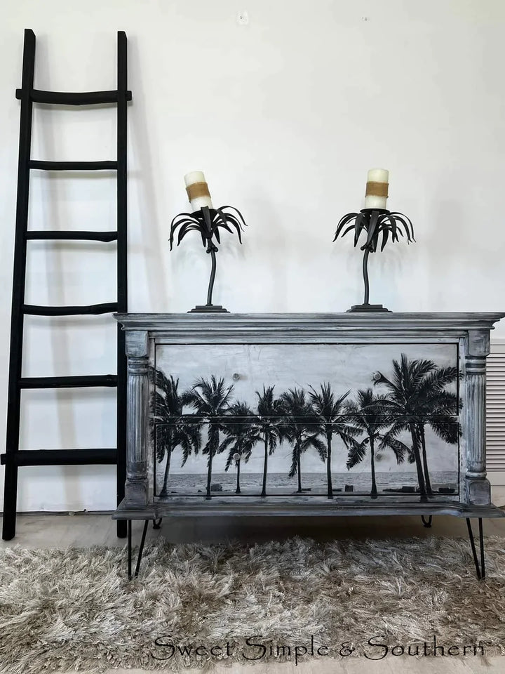 Palm Trees - Mint by Michelle decoupage papier A3