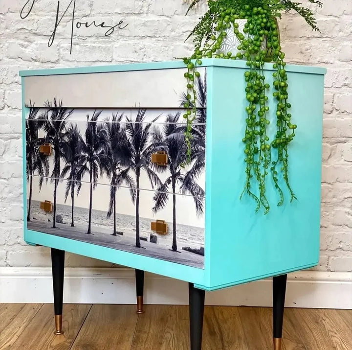 Palm Trees - Mint by Michelle decoupage papier A3