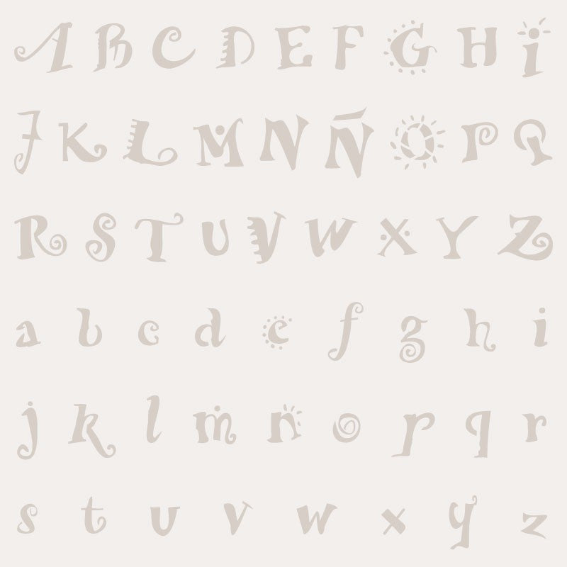 Sjabloon Letters & cijfers 2