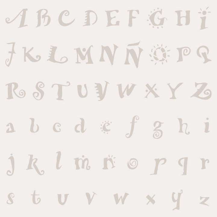 Sjabloon Letters & cijfers 2