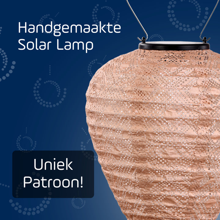 Lumiz Solar Lampion - Balloon 20cm Mosaic (Pink)