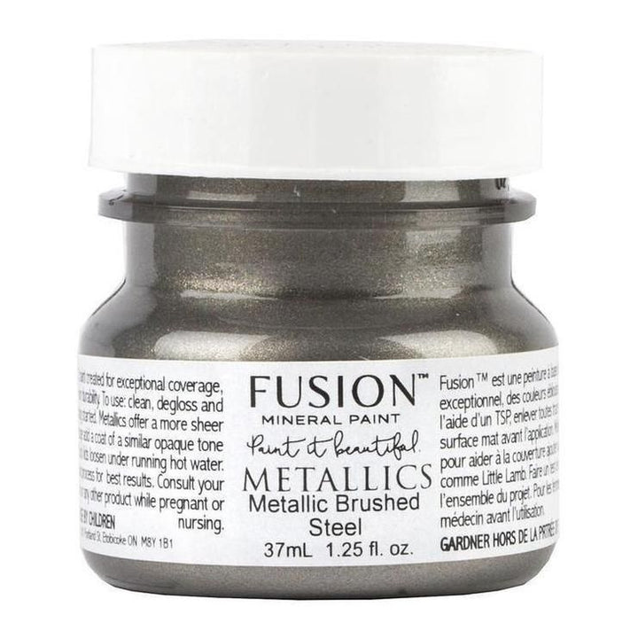 Fusion Mineral Paint Metallics - BRUSHED STEEL