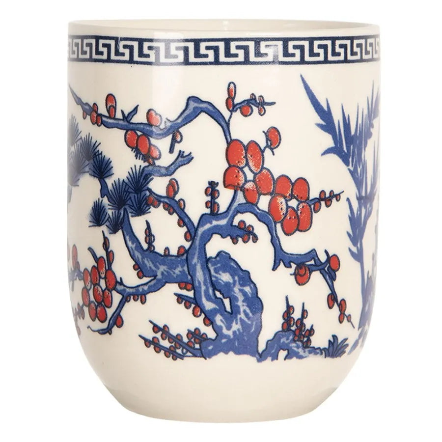 Theepot & 2 mokken Clayre & Eef blauw