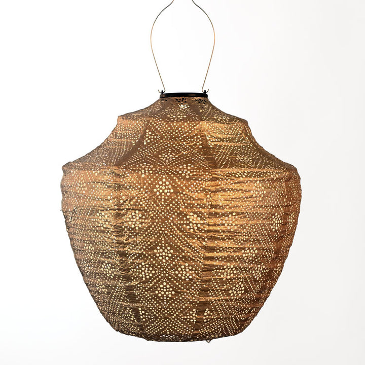 Lumiz Solar Lampion - Crown 40cm Topaze (Goud)