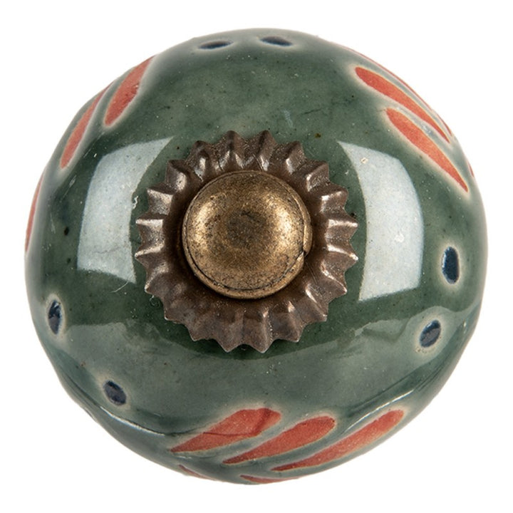 Kastknop Clayre & Eff groen/orange/blauw