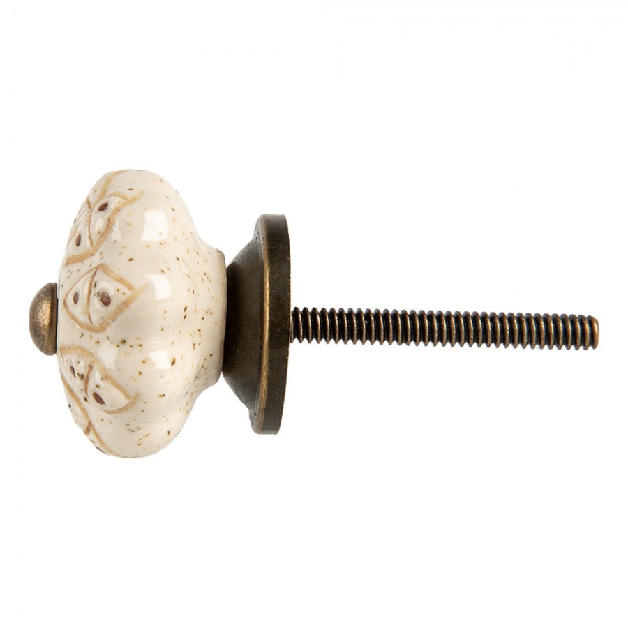 Kastknop Clayre & Eff beige/bruin