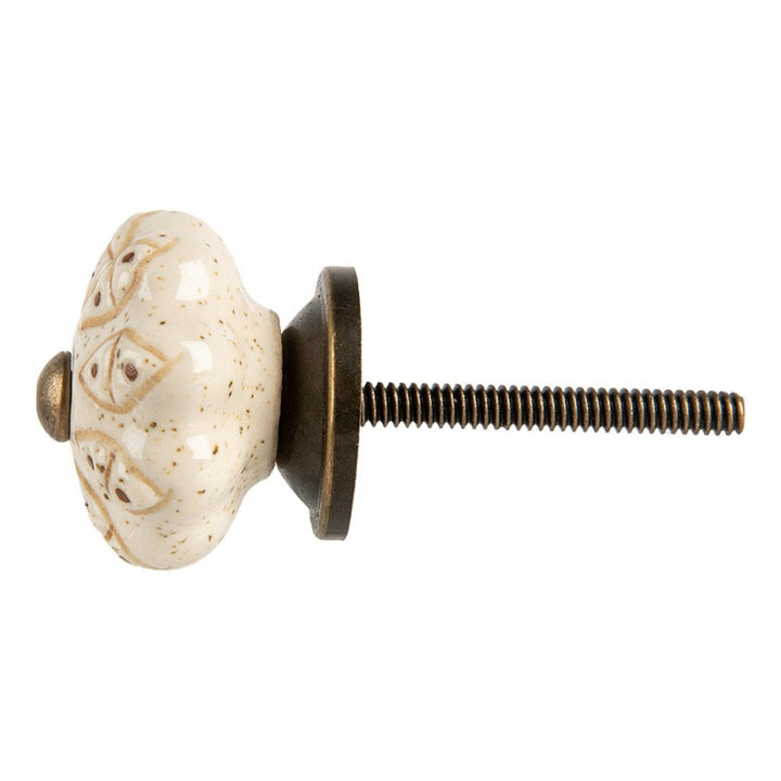 Kastknop Clayre & Eff beige/bruin