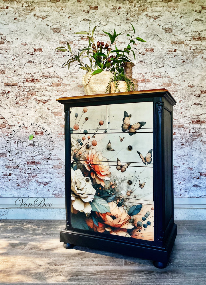 Peach Oasis - Mint by Michelle decoupage papier