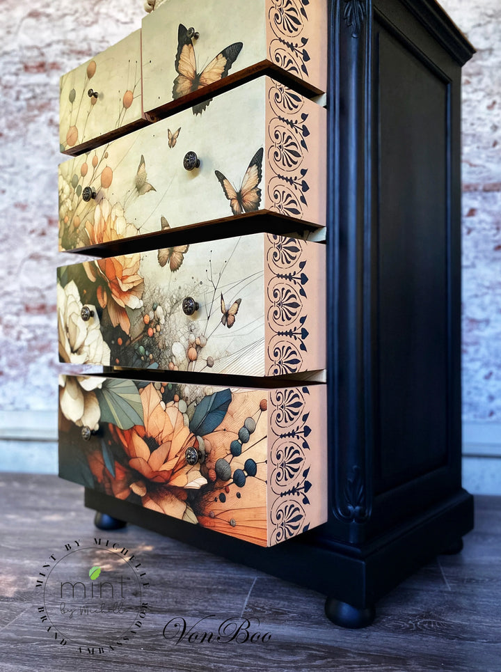 Peach Oasis - Mint by Michelle decoupage papier
