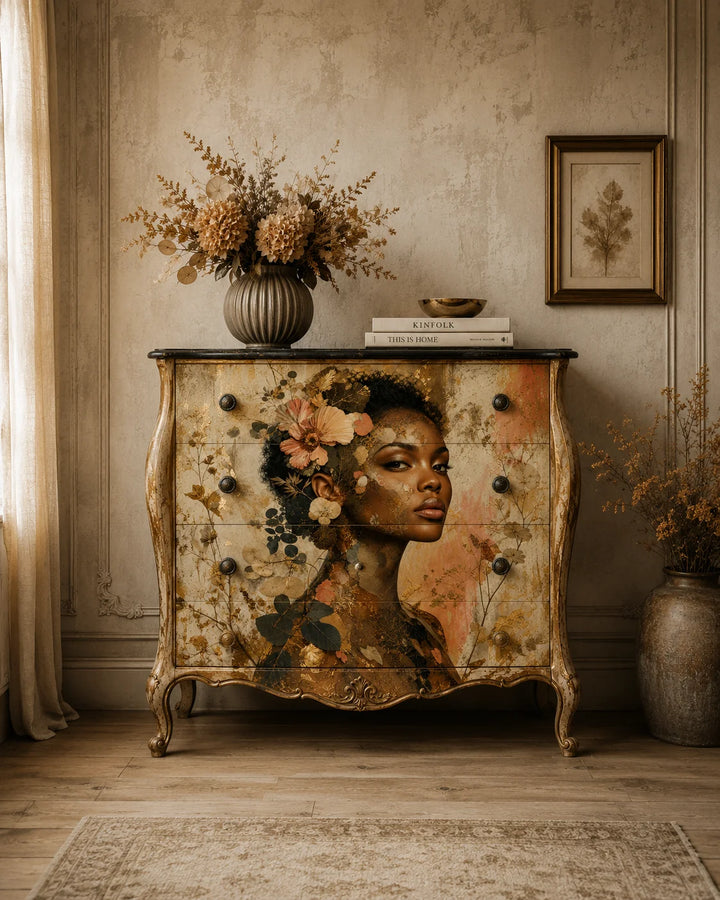 Nieuw! Earth & Gold - Mint by Michelle decoupage papier