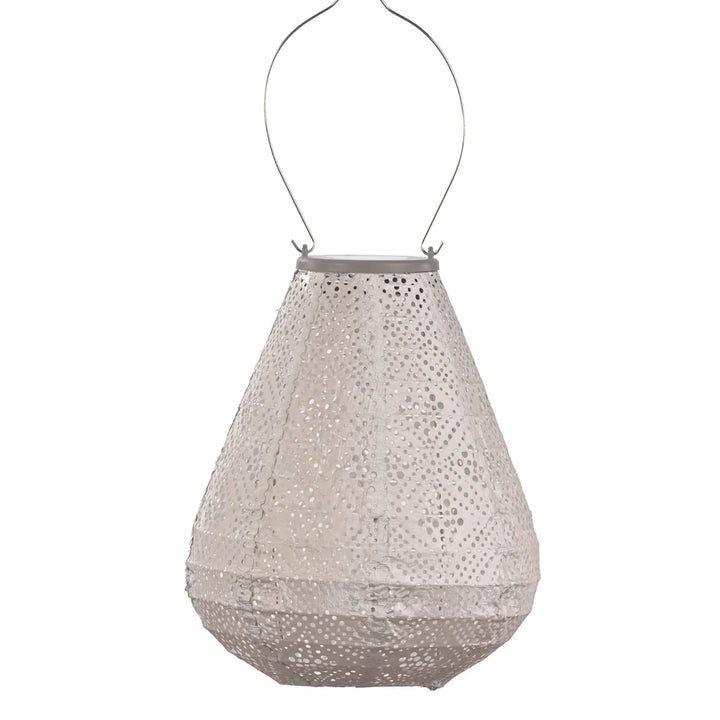 Lumiz Solar Lampion - Tulip 20cm Topaze (licht taupe)