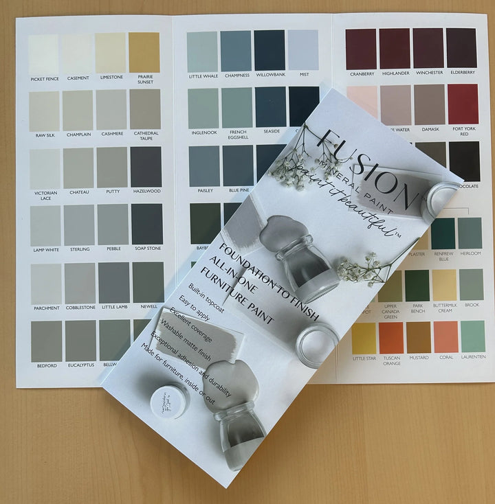Fusion Mineral Paint Kleurenkaart TRUE TO COLOUR
