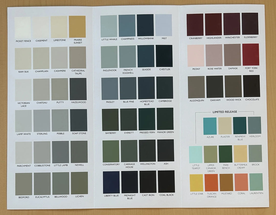 Fusion Mineral Paint Kleurenkaart TRUE TO COLOUR