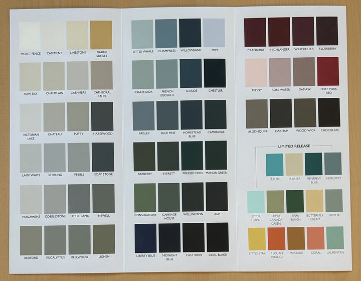 Fusion Mineral Paint Kleurenkaart TRUE TO COLOUR