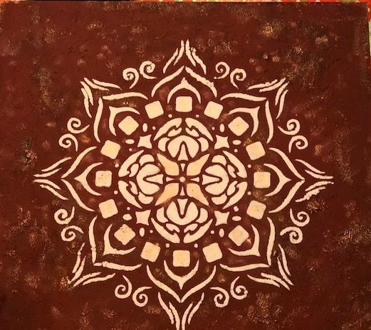 VRIENDINNEN WORKSHOPS -Bohemian mandala wandbord