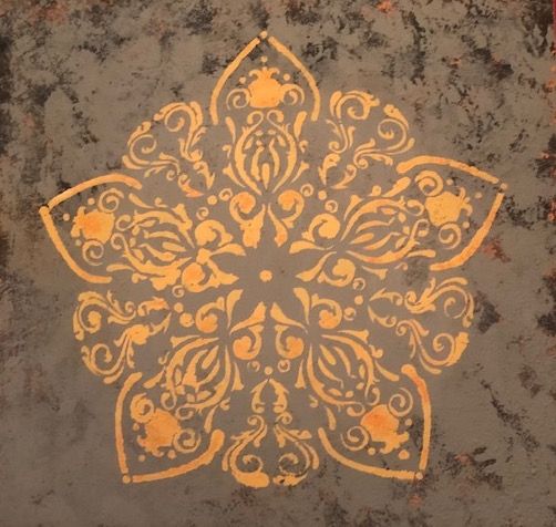 VRIENDINNEN WORKSHOPS -Bohemian mandala wandbord
