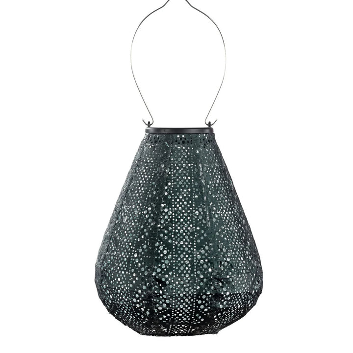 Lumiz Solar Lampion - Tulip 20cm Lace (Groen)