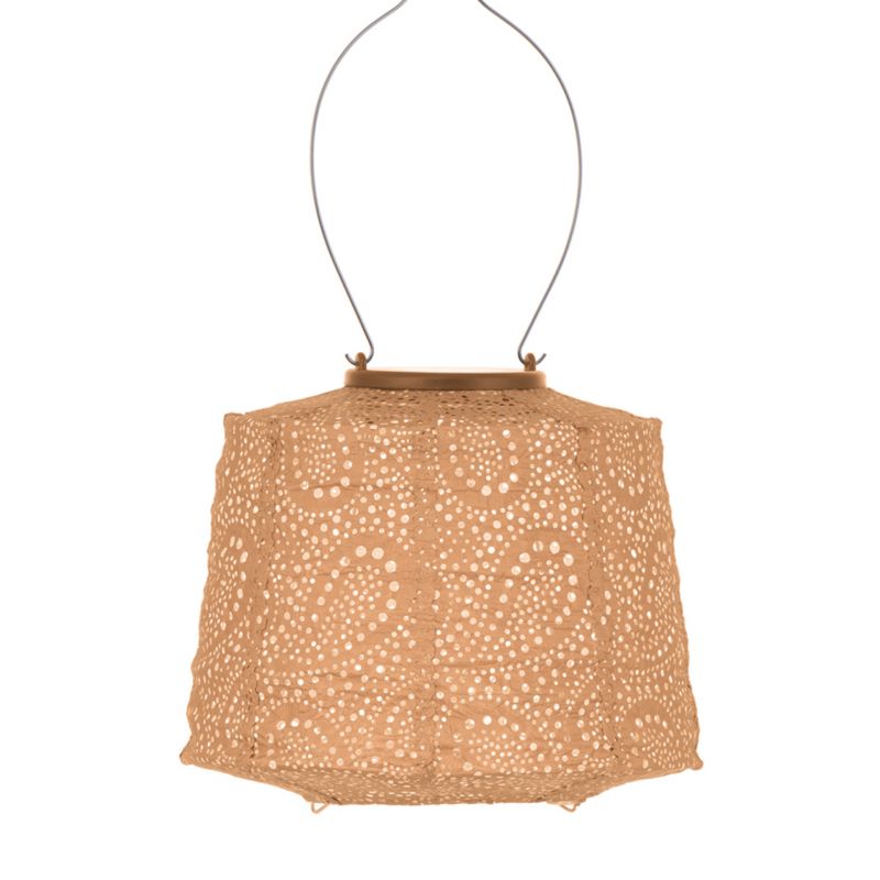 Lumiz Solar Lampion - Lampshade 20cm Paisley (Apricot)