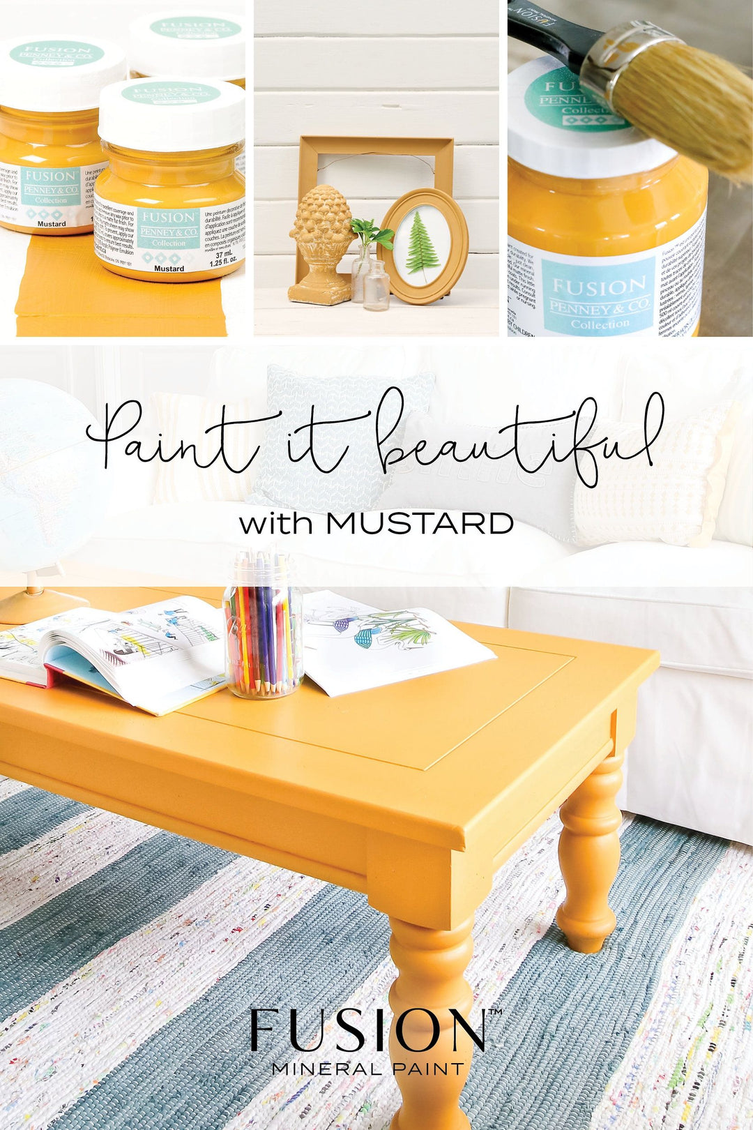 Fusion Mineral Paint - MUSTARD