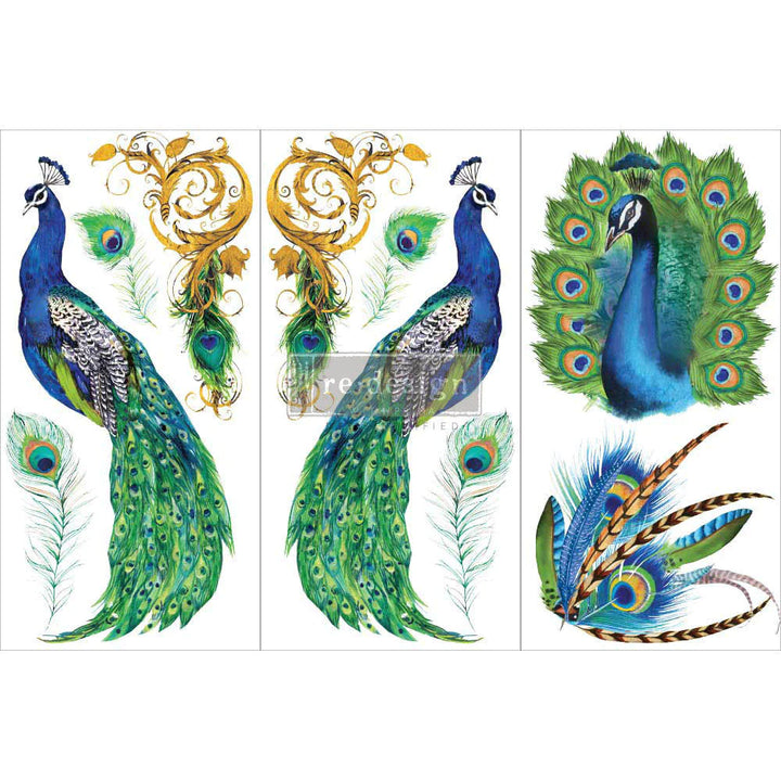 Mini Transfer "Peacock Paradise" by Redesign with Prima