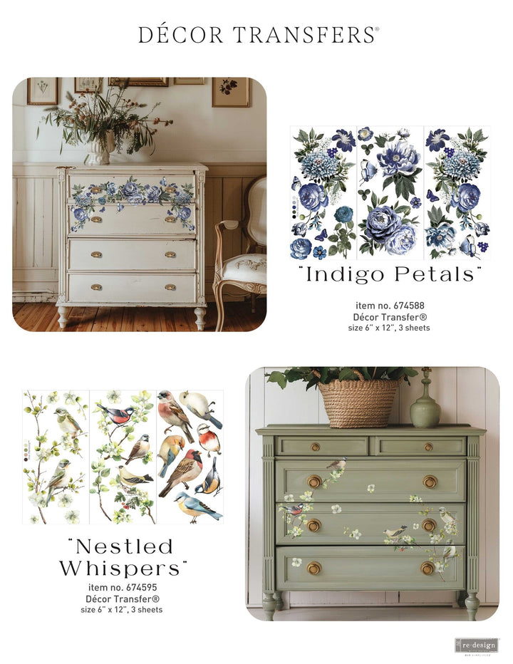 Transfer "Indigo Petals" by Redesign with Prima