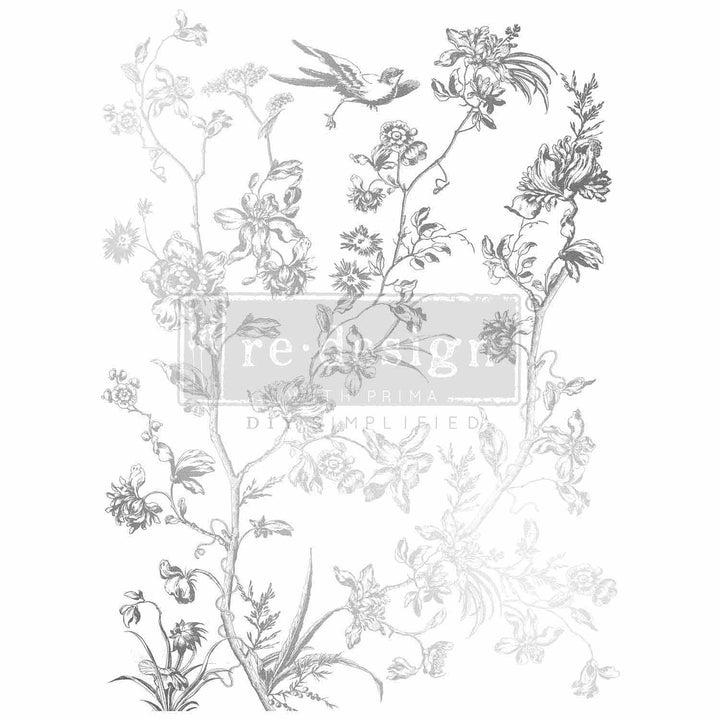 redesign with Prima transfer Silver bird by Kacha