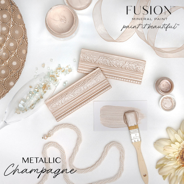 Fusion Mineral Paint Metallics - CHAMPAGNE