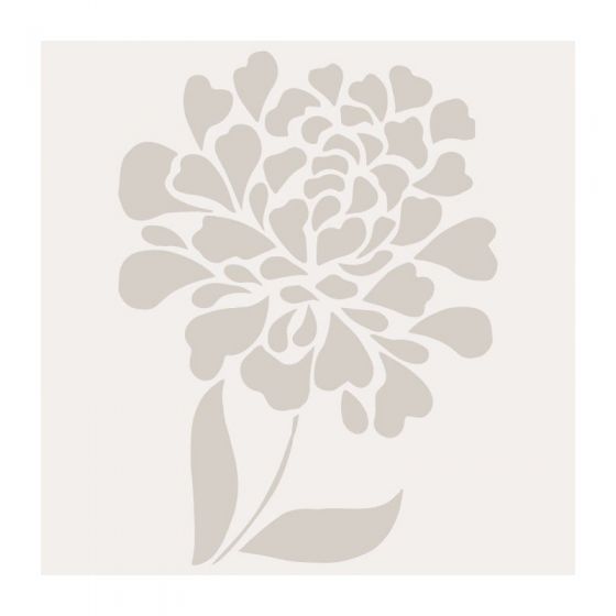 Sjabloon B14 - Grote bloem 25 x 25 cm