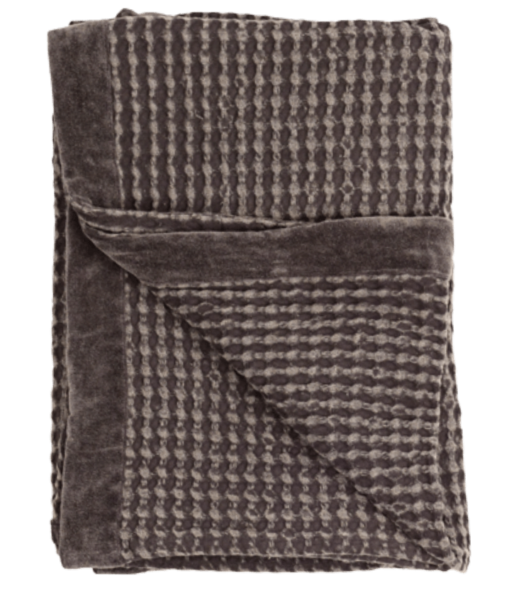Limelight Plaid, Wafel 130 x 170 cm grijs