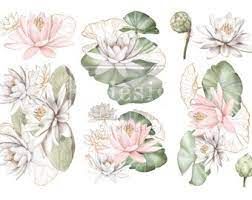 Mini transfer "Water Lilies" by Redesign with Prima