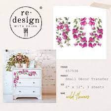 Mini transfer "Wild Flowers" by Redesign with Prima